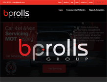 Tablet Screenshot of bprolls.co.uk